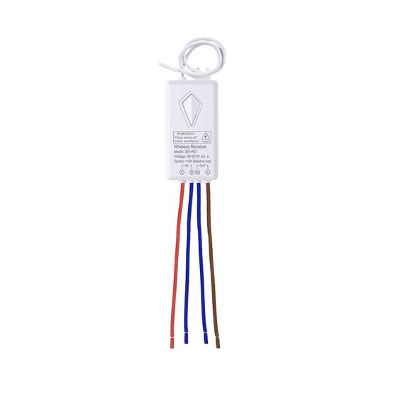 10A MiNi-Empfänger für kabellose Lichtschalter der Thinkbee SW-Serie (nur Empfänger)