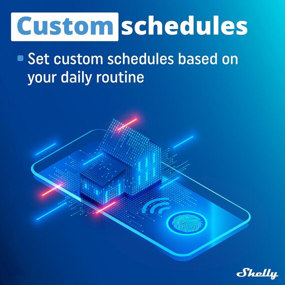 Shelly Plus 1PM | WLAN & Bluetooth Relais Schalter mit Strommessung - 16A | Lichtsteuerung | Funktioniert mit Alexa & Google Home | iOS- & Android-App | Kein Hub erforderlich (Packung mit 2)