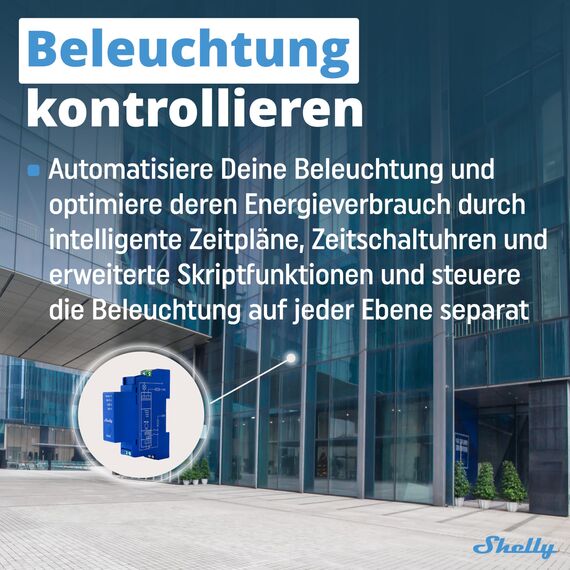 Shelly Pro 1 | LAN, WLAN 1-Kanal-DIN-Schienen-Smart-Schalter mit Potentialfreie Kontakte - 16A | Lichtschalter | Alexa & Google Home | iOS Android App | Kein Hub Erforderlich | Hausautomation