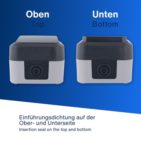 REV AquaStorm SPARSET - 10x Wechselschalter - Lichtschalter Feuchtraum IP55, Aufputz, 230V, 10A, anthrazit