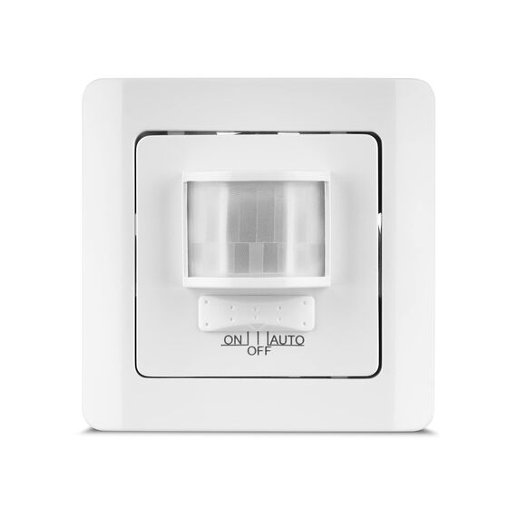 REV PrimaLuxe Bewegungsmelder - 120°/12m, Dämmerungssensor, 10 Min. 500W, Unterputz, weiss