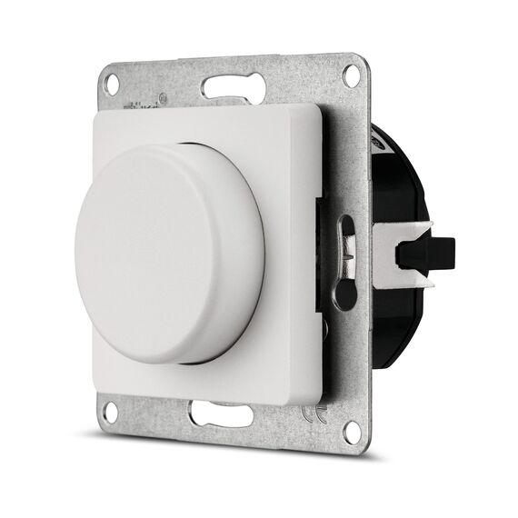 REV PrimaLuxe Dimmer - Lichtschalter für Glüh- und Hochvolt-Halogenlampen 50-300W, weiss