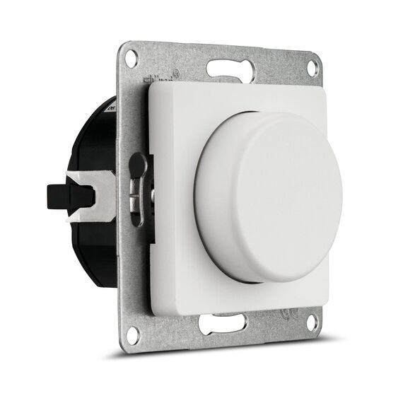 REV PrimaLuxe Dimmer - Lichtschalter für Glüh- und Hochvolt-Halogenlampen 50-300W, weiss