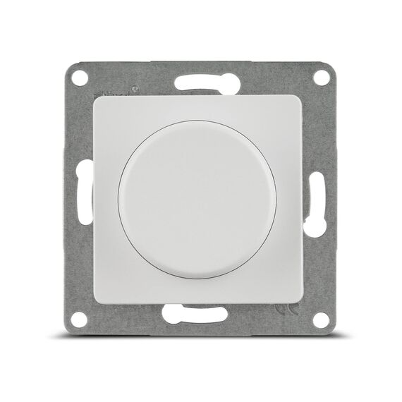 REV PrimaLuxe Dimmer - Lichtschalter für Glüh- und Hochvolt-Halogenlampen 50-300W, weiss