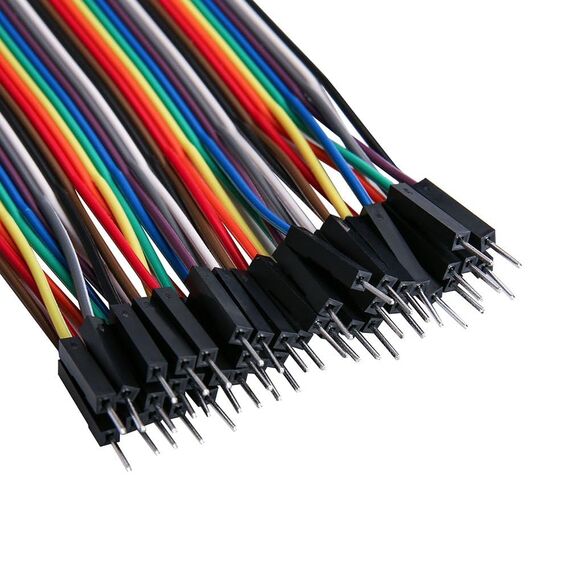 ELEGOO Jumper Wire 40 x 20cm Kabel Steckbrücken 28AWG Drahtbrücken für Arduino (3er Set)