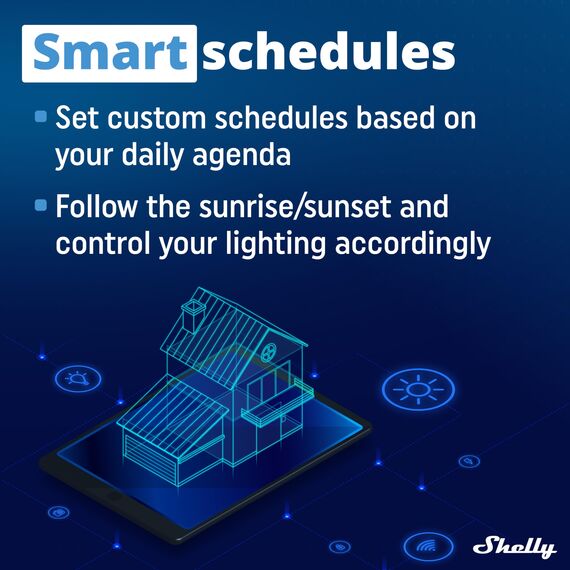 Shelly Plus i4 DC | WLAN-Smart-Controller | 4 digitalen Eingängen Relay Schalter | Hausautomation | Alexa & Google | iOS & Android| Kein Hub erforderlich | Fernsteuerung | Smarte Beleuchtung