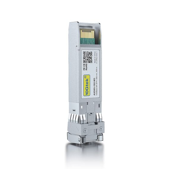 10Gtek 2-Stück 10Gb SFP+ SR Multimode Modul, 10GBase-SR LC Transceiver Kompatibel für Cisco SFP-10G-SR, Meraki, Mikrotik, Ubiquiti UniFi, Netgear, Zyxel, D-Link, TP-Link, Open Switch