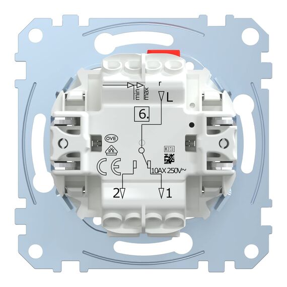 Schneider Electric Merten Aus- und Wechselschalter-Einsatz, Unterputz, 1-polig, Artikelnummer MEG3116-0000, 3 Stück