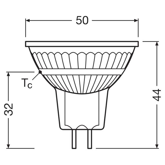 Osram Star Reflektor LED-Lampe für GU5.3-Sockel, klares Glas,Kaltweiß (4000K), 210 Lumen, Ersatz für herkömmliche 20W-Leuchtmittel, nicht dimmbar, 1-er Pack