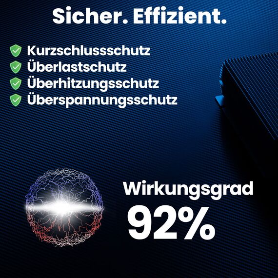 Bauer Electronics | DC-DC 8V-36V zu 5V Spannungs-wandler 10A 50W | 12-V 5-V Buck Converter Netzteil 24-V 5V Spannungs-regler Spannungs-stabilisator Step-down Volt