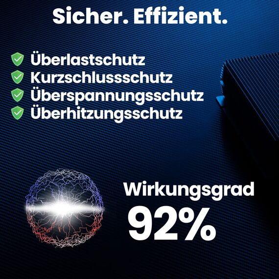 Bauer Electronics | DC-DC 8V-36V zu 5V Spannungs-wandler 20A 100W | 12-V 5-V Buck Converter Netzteil 24-V 5V Spannungs-regler Spannungs-begrenzer Step-down 5V Volt
