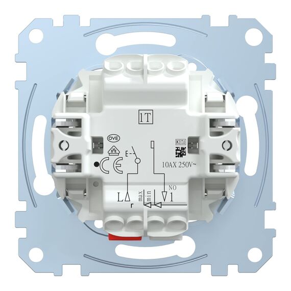 Schneider Electric Merten Taster-Einsatz, Schließer, Unterputz, 1-polig, 10A, Artikelnummer MEG3150-0000, 1 Stück (Packung mit 10)