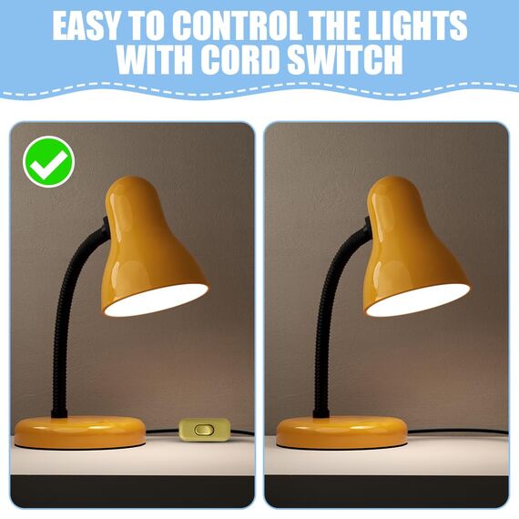AXFEE Inline Schalter, 2 Stück 250V 6A Zwischenschalter Schnurschalter, Kabelschalter Wippschalter, 2-adrige und 3-adrige Zuleitungen, Schnurzwischenschalter für Lampe Kleingeräte | Gold