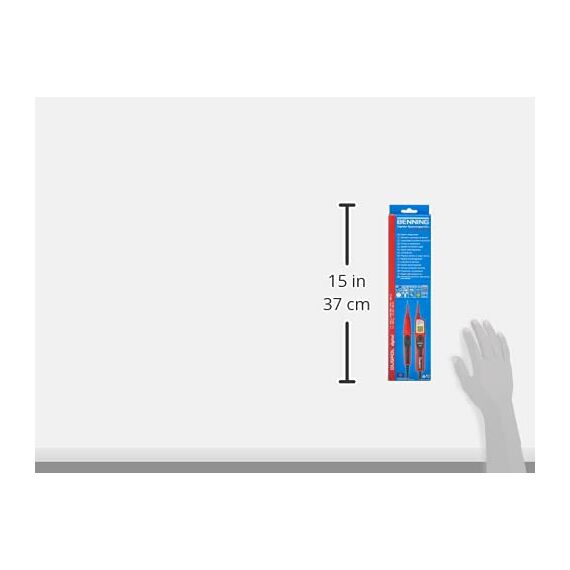 BENNING DUSPOL digital Digitaler True RMS Spannungsprüfer (Prüfart 2-polig, Spannungsmessbereich 1 V - 1000 V AC/ 1200 V DC, Durchgangsprüfung) 50263