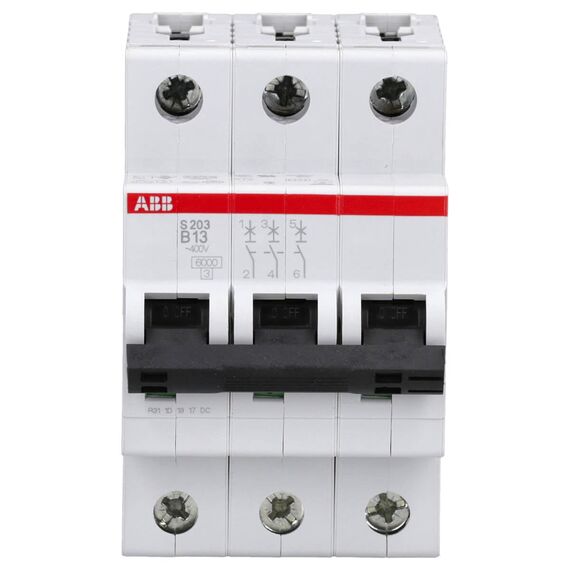 ABB S203-B13 Sicherungsautomat S200-3P-13 A-B System Typ B Pro M Compact 2CDS253001R0135
