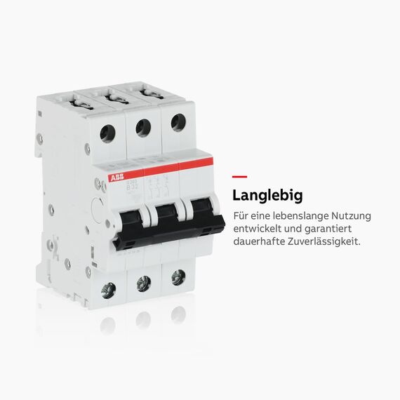 ABB S203-B32 Sicherungsautomat S200-3P 32 A-B 2CDS253001R0325