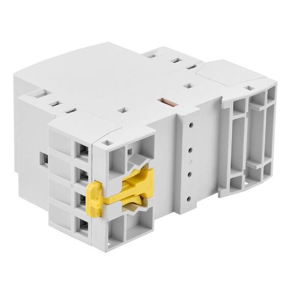Heschen Modularer Haushalts-Wechselstromschütz, HS1-25/31, 25 A, AC/DC 110V Spule, 4-polig, 3NO 1NC, 35 mm DIN-Schienenmontage, für Schaltkreissteuerung