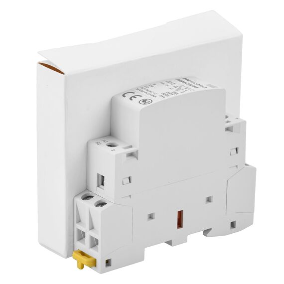 Heschen Modularer Haushalts-Wechselstromschütz, HS1-25/11, 25 A, AC/DC 220V Spule, 2-polig, 1NO 1NC, 35 mm DIN-Schienenmontage, für Schaltkreissteuerung