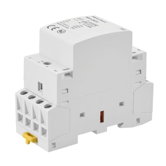 Heschen Modularer Haushalts-Wechselstromschütz, HS1-25/31, 25 A, AC/DC 110V Spule, 4-polig, 3NO 1NC, 35 mm DIN-Schienenmontage, für Schaltkreissteuerung