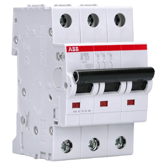 ABB S203-B32 Sicherungsautomat S200-3P 32 A-B 2CDS253001R0325