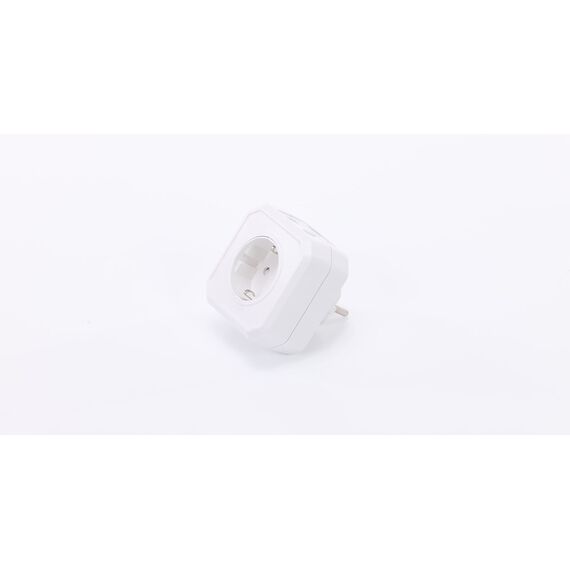 ANSMANN Timer Steckdose -Schaltbare, kompakte Energiespar Steckdose mit Countdown Timer für innen, Weihnachtsdeko, kein Standby Verbrauch, weiß, 2500W (Packung mit 2)