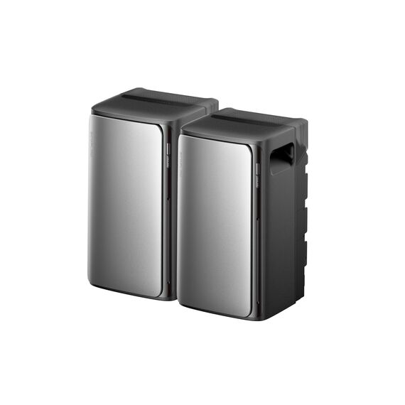 ECOFLOW STREAM AC Pro 2er-Pack, Balkonkraftwerk mit Speicher, 3,84kWh Solarspeicher, 100% Kompatibel mit allen Balkonkraftwerke, 2300W Ausgang, erweiterbar bis 11,52kWh, Plug&Play, IP65, TOU&KI