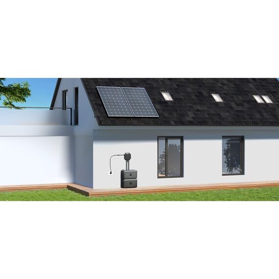 Growatt NOAH 2000 0% MwSt §12 III UstG 2,048kWh Niedervolt-Batterie für Balkonkraftwerke