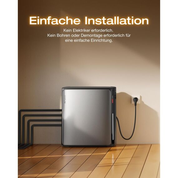 ECOFLOW Stream Ultra X 3,84kWh Balkonkraftwerk mit Speicher 0% VAT, 4 MPPT Solareingang, 2300W Dual AC-Anschlüsse, bis zu 23kWh Kapazität, Kleine Verpackungsmängel, Produkt unbenutzt(Generalüberholt)