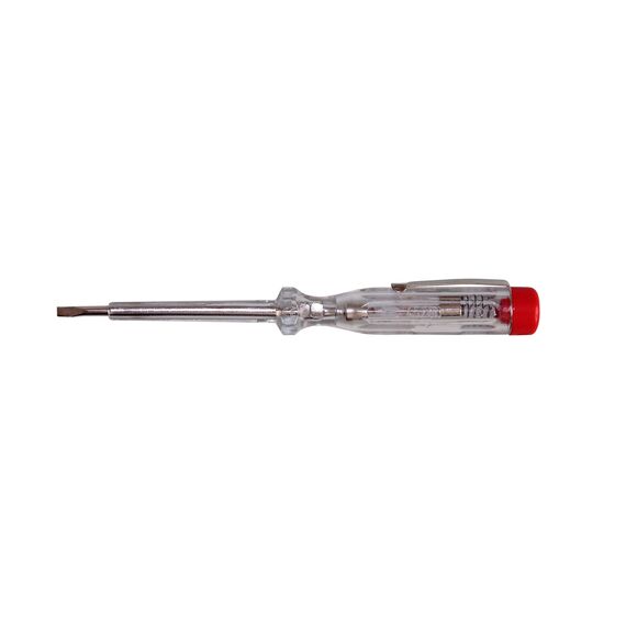 H + H Werkzeug 45200 45500 VDE Standardprüfer 45200/45500 Spannungsprüfer/Phasenprüfer-Set bis 250V-2-tlg GS geprüft 0680 Made in Germany, transparent/rot, 140mm / 190 mm