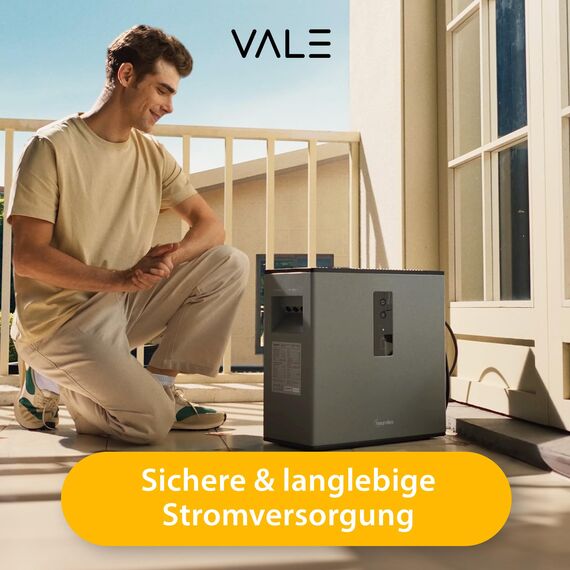 Hoymiles MS-A2 Solarbatterie 2.240Wh - Solarspeicher für Balkonkraftwerke - LiFePo4 - Hohe Kompatibilität mit Wechselrichtern - Langlebig & Sicher - at-Version