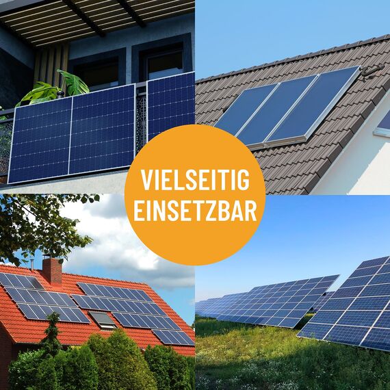 SCHLAUPUTZ Solar- & Photovoltaik Reiniger 1L Konzentrat (1:20) - effiziente Solarpanel Reinigung mit Nano-Versiegelung für PV-Anlagen & Balkonkraftwerke - PV Reinigung mit maximale Energieausbeute