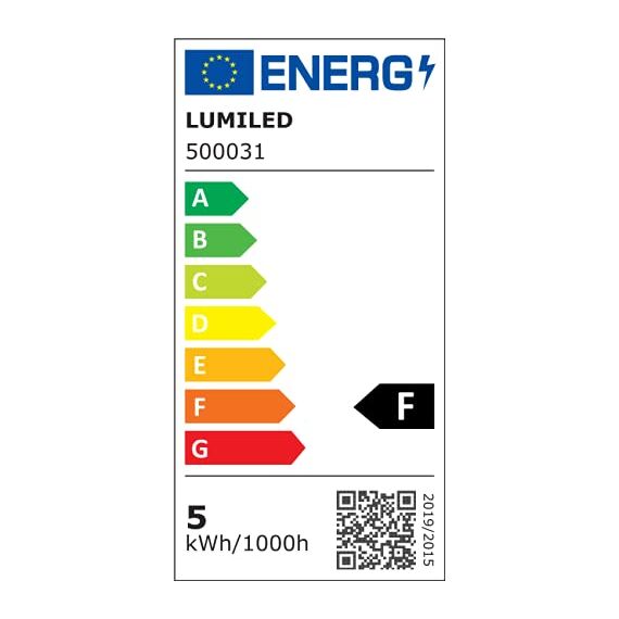 Lumiled GU10 LED Lampe 5W 470lm 6500K Kaltweiß Strahler Spot Reflektor 120° Abstrahlwinkel ersetzt 35W Standardlampe Energiespar Leuchtmittel 10 Stück