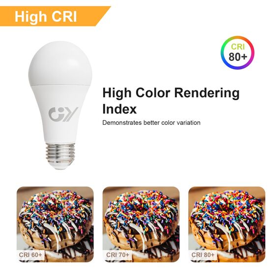 GY E27 LED Ultrahelle Energiespar Glühbirne, 14W Glühbirne E27, Ersetzt 100W lampe, A60 LED Birne 1540LM, 3000K Led Warmweiss, 280° Abstrahlwinkel Energiesparlampe, Nicht Dimmbar, 12 Stück