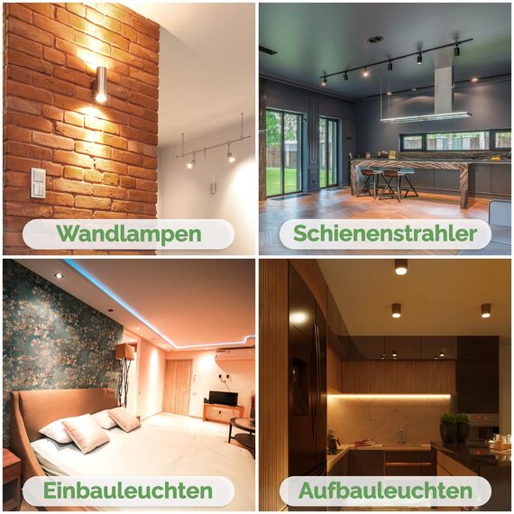 Lumiled GU10 LED, 1.5W 135 Lumen Leuchtmittel, 4000K neutralweiß Birne Lampe Strahler Spot, ersetzt 15W Halogenlampen, 120° Grad Strahlwinkel Reflektorlampen Reflektor 10 Stück Energiesparlampen