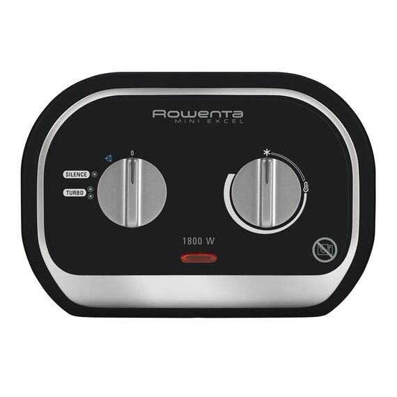 Rowenta Mini Excel Keramik Heizlüfter 1000 Watt, Elektro-Heizung, energiesparend, Innenraum, inkl. Silence-Modus, extrem leise mit nur 49 dB(A), für 25 m² Räume, kompaktes Design, SO9261