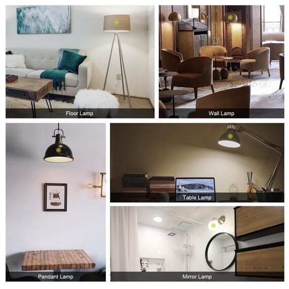 GY E27 LED Neutralweiss Lampe 4.9W 4000K 807 Lumen Neutralweiß Leuchtmittel,G45/P45 Energiesparlampe 60W lampe ersetzt,Nicht Dimmbar LED Birnen,12 stück