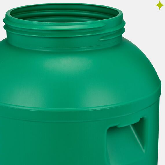 Garronda 20 Liter Weithalsfass aus BPA-freiem Futtertonne Fass Universalfass Lebensmittel Fass Regenfass für Garten Regentonne mit Deckel Regenwassertonne für Garten Wassertonne GD-0078, Grün