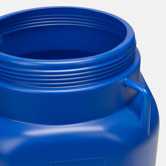 Garronda 30 Liter BPA-freies quadratisches Fass und Futtertonne Weithalsfass Wassertank und Behälter mit Deckel für Sauerkraut sowie Surfass Pökelfass für Fleisch GD-0088, Blau