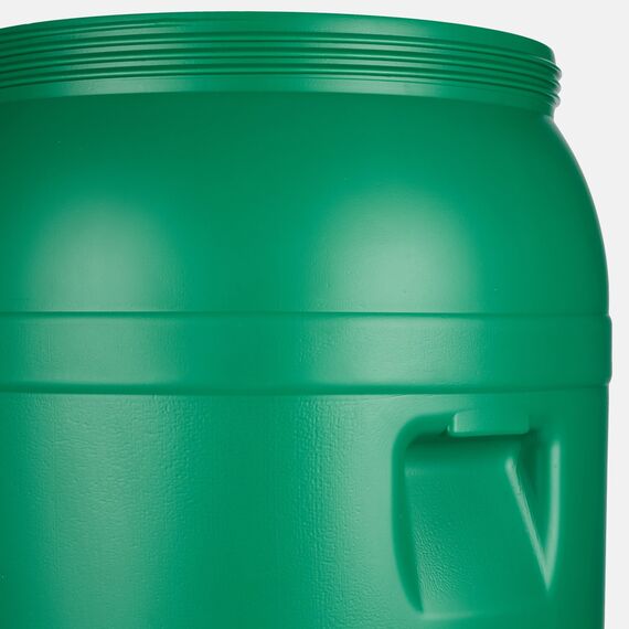 Garronda 220 Liter Deckelfass Weithalsfass aus HDPE Regenfass für Garten Fass Regenwassertonne Futtertonne Universalfass Wasserfass Regentonne Lebensmittelfass Wassertank GD-0078, Grün