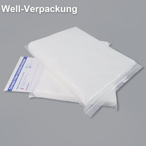 XARILK Keramikfaser-Isolierdecke, 61 X 40 X 2.54 cm, feuerfeste Isolierdecke für Holzherd Baffle, Kamin, Pelletofen, Schornstein, Ofen, Kessel, Pizzaofen und Schmiede