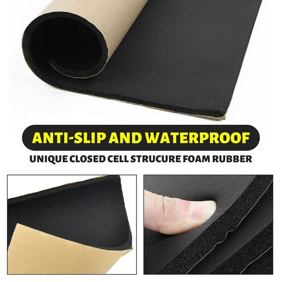 20MM 30cm x 150cm Dämmmatte Auto Schallschutzmatte Dämmung Isolierung Schallschutz selbstklebend