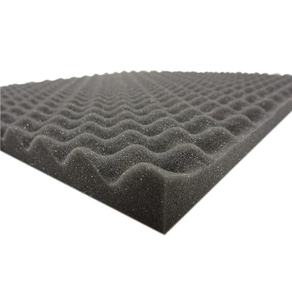 Dibapur Premium Noppenschaumstoff (ca.100cm x 200cm x 3cm) Raum Akustik Schaumstoff Akustikschaumstoff Schall Dämmung