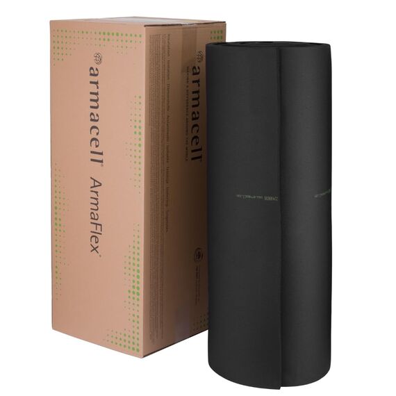Armacell Armaflex 6mm-32mm Dämmmatten Dämmung Isolierung Kautschuk (Nicht selbstklebend, 6mm - 50cm x 1m)