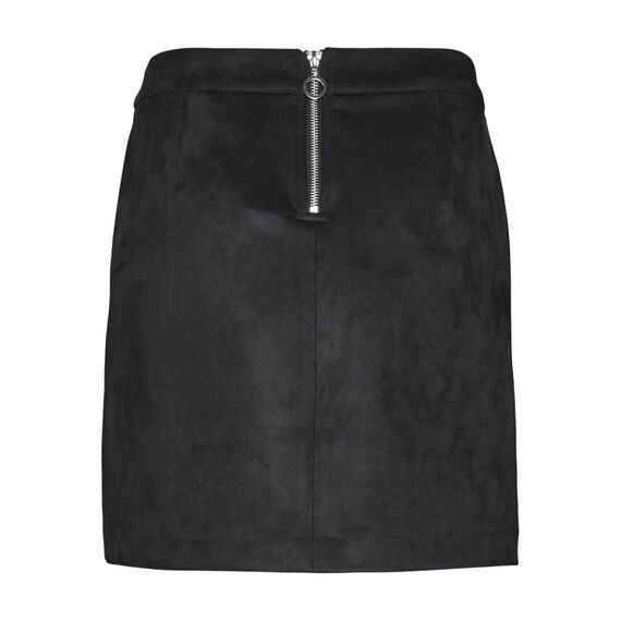 VERO MODA Damen Vmdonnadina Faux Suede Short Skirt Noos Rock, Schwarz, XL EU
