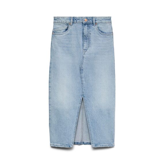 VERO MODA VMVERI HR Calf Denim Skirt GA NOOS