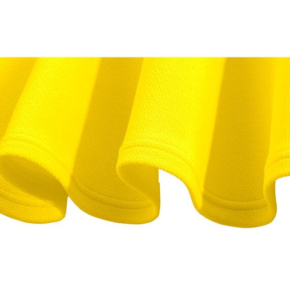 Dressever Damen Basic Vielseitige Dehnbaren Informell Casual Mini Hohe Taille A-Linie Tennisrock Tanzrock Gold XX-Large New