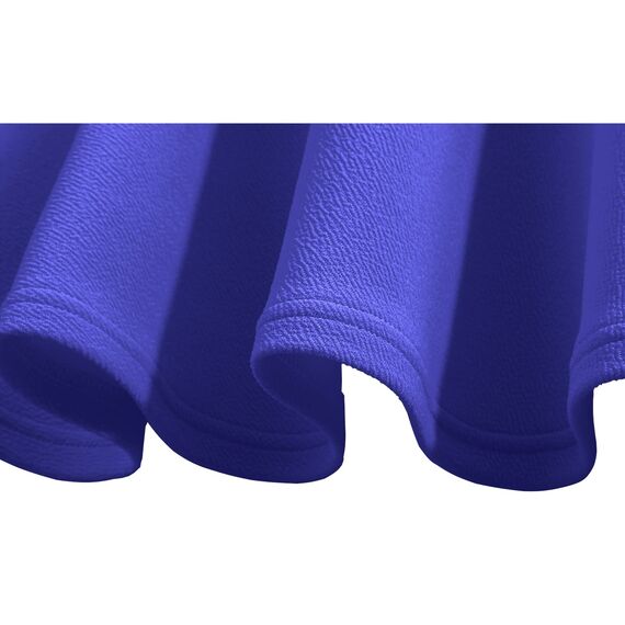 Dressever Damen Basic Vielseitige Dehnbaren Informell Casual Mini Hohe Taille A-Linie Tennisrock Tanzrock Königsblau XX-Large