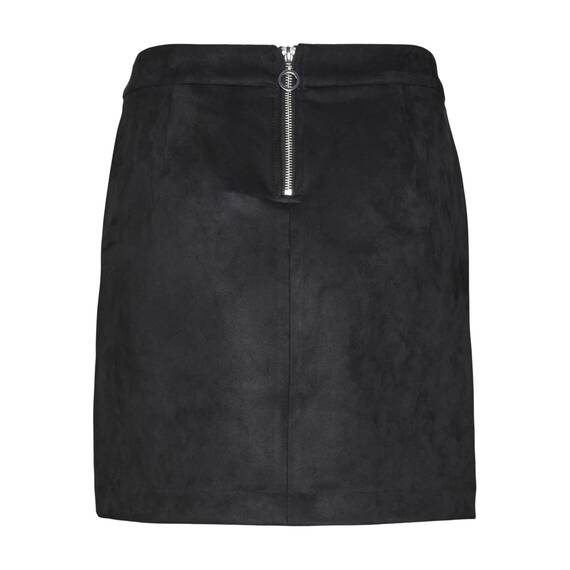 VERO MODA Damen Vmdonnadina Faux Suede Short Skirt Noos Rock, Schwarz, L EU