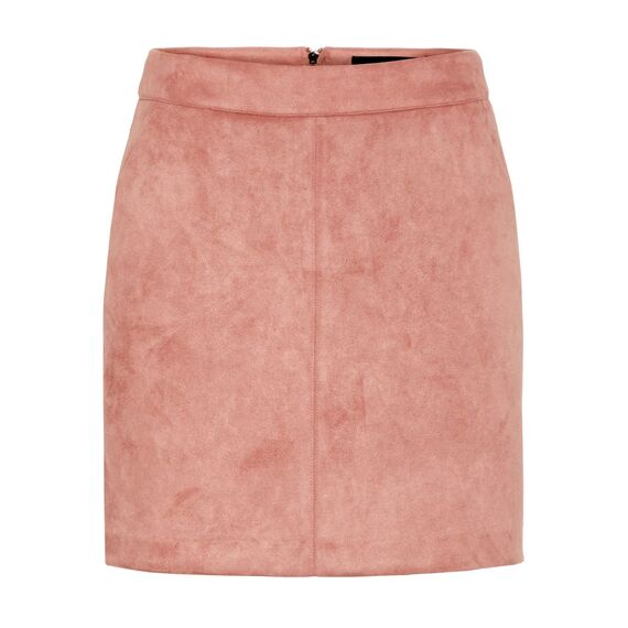 VERO MODA Damen Vmdonnadina Fauxsuede Kısa Etek Noos Rock, Old Rose, XXS EU