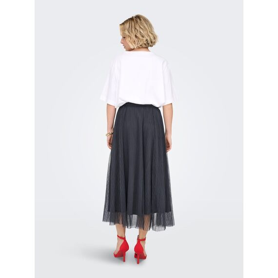 ONLY Damen Onllavina Skirt JRS Noos, Asphalt, XXX-Large
